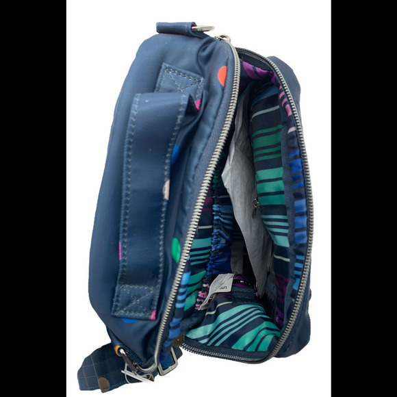 Lug Medium Crossbody Alpine Multi Dots Navy - Picture 3 of 3